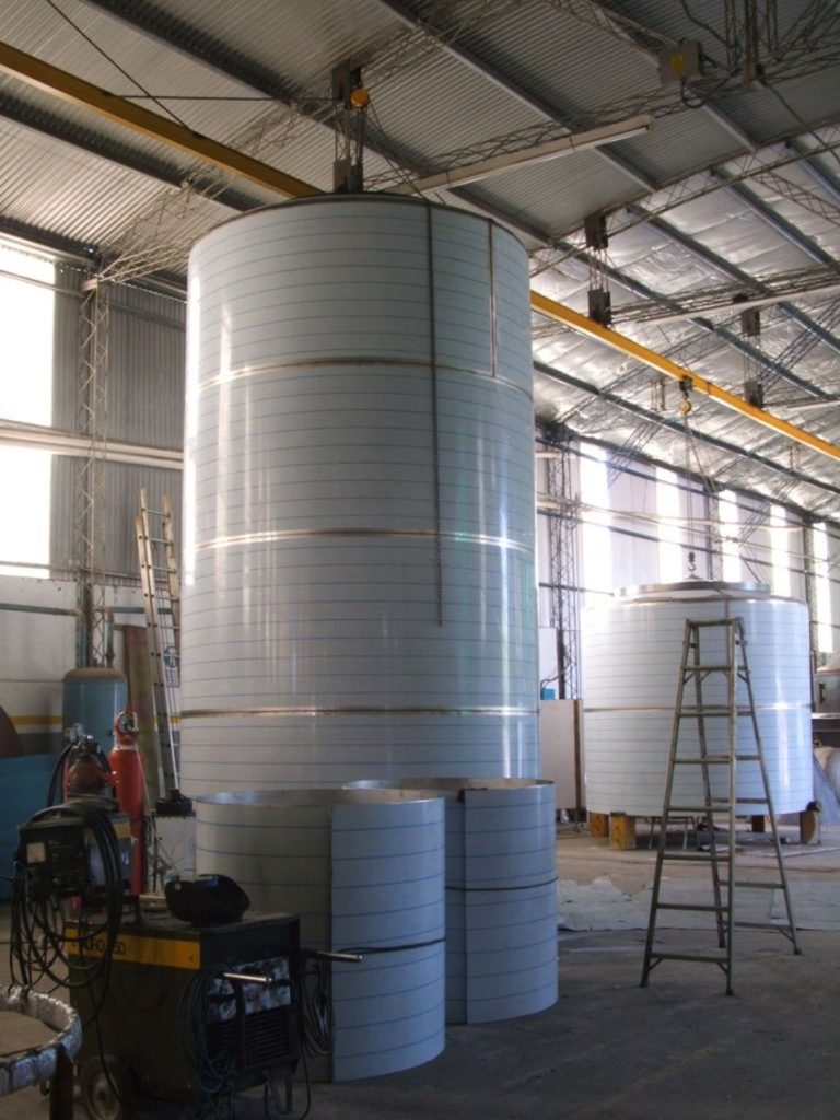 Stainless Steel Vertical Silos 13