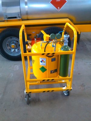 fire trailer foam prevents combine and equipment fires 4